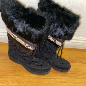 COACH LEATHERWEAR BOOTS